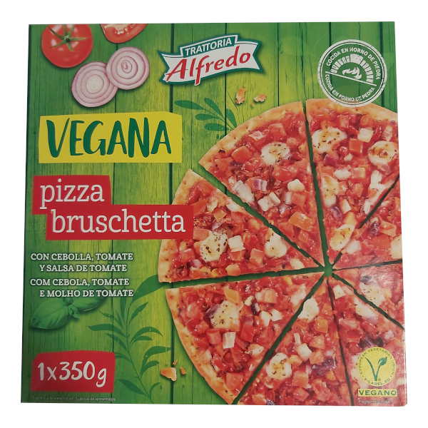 Pizza vegana Lidl Bruschetta