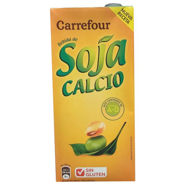 Bebida de soja calcio Carrefour