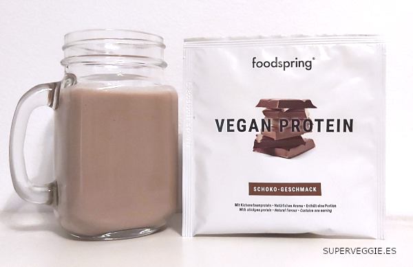 Proteína vegana Foodspring sabor chocolate