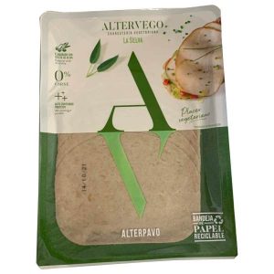 Lonchas de pavo vegetariano AlterPavo de AlterVego (La Selva)