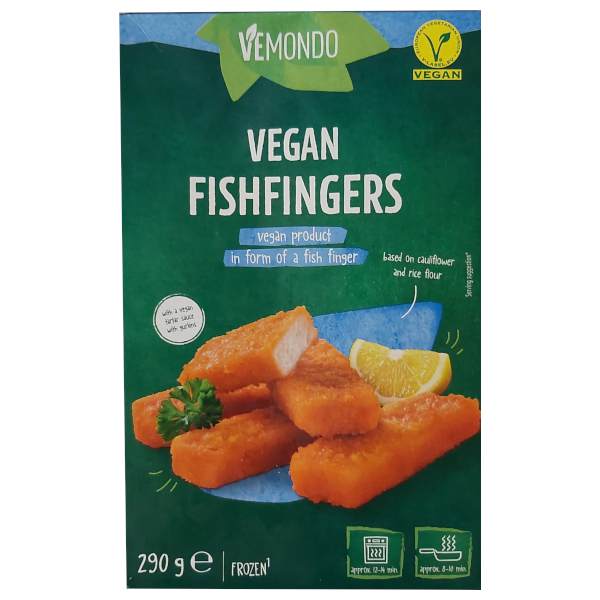 Varitas de pescado vegano Lidl, Vemondo