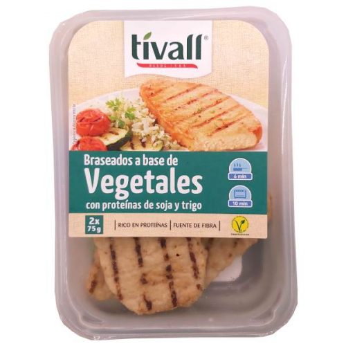 Braseado de pollo vegetariano Tivall (Mercadona)