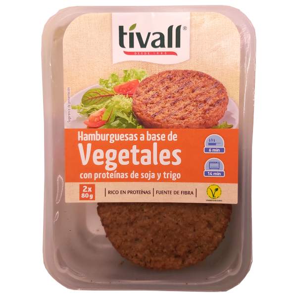 Hamburguesa vegetariana Tivall (Mercadona)
